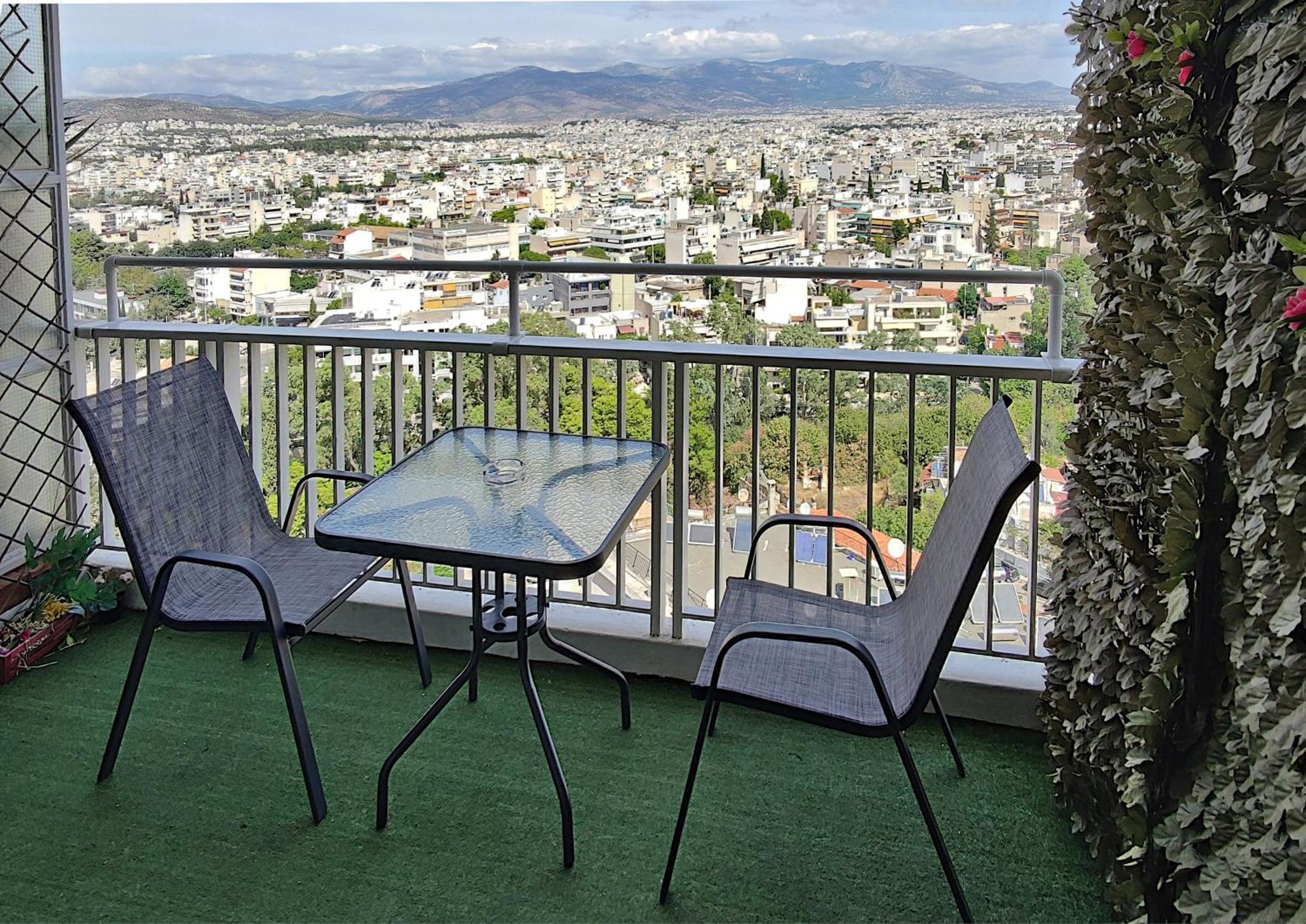 Great City View At A Safe Neighborhood Near Metro Athènes Extérieur photo